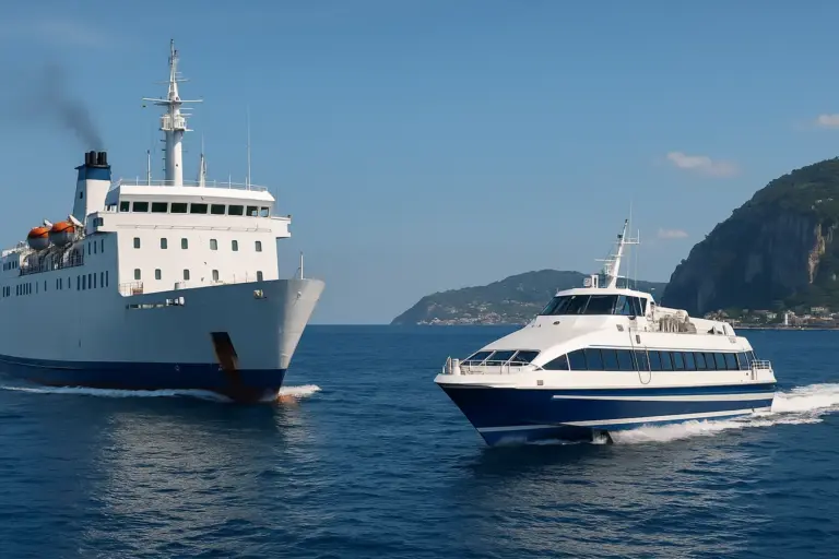 Differenza tra traghetto e aliscafo per le isole italiane: Il mezzo più adatto secondo le tue esigenze