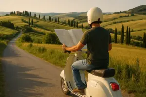 Giro in motorino tra le colline toscane: La mappa delle strade più panoramiche a portata di tutti