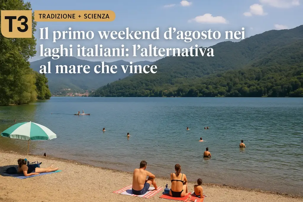 Il primo weekend d’agosto nei laghi italiani: l’alternativa al mare che vince