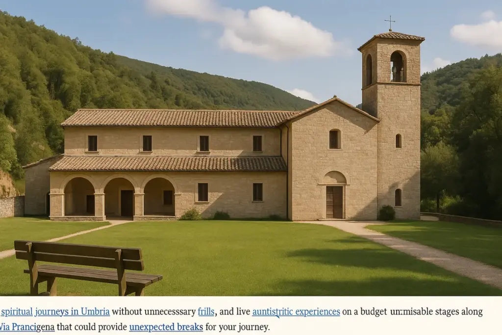 Monasteri in Umbria dove sostare: il riposo che cambia il ritmo del cammino