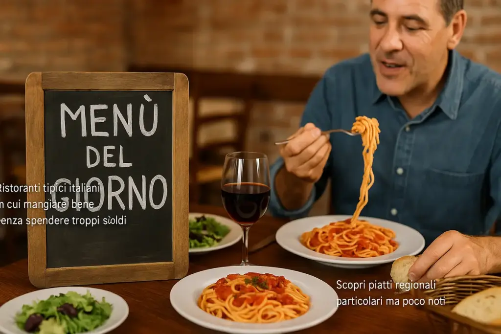 Menù del giorno nelle trattorie italiane: il modo più furbo per spendere poco