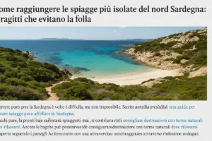 Come raggiungere le spiagge più isolate del nord Sardegna: i tragitti che evitano la folla