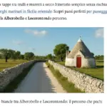 Strade bianche tra Alberobello e Locorotondo: il percorso che pochi seguono