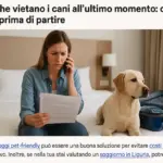 Alloggi che vietano i cani all’ultimo momento: come tutelarti prima di partire