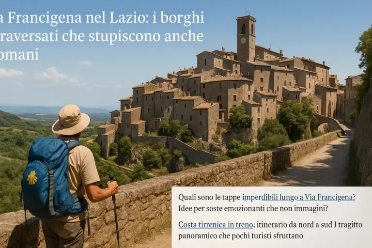 Via Francigena nel Lazio: i borghi attraversati che stupiscono anche i romani