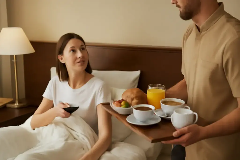 La colazione in camera si può chiedere anche se è già inclusa nel prezzo