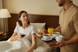 La colazione in camera si può chiedere anche se è già inclusa nel prezzo