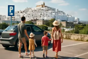 Parcheggiare ad Ostuni con bambini: i piazzali più vicini al centro storico
