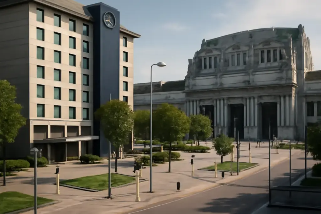 Hilton Milan è in Piazza Luigi di Savoia, a 200 metri dalla Centrale