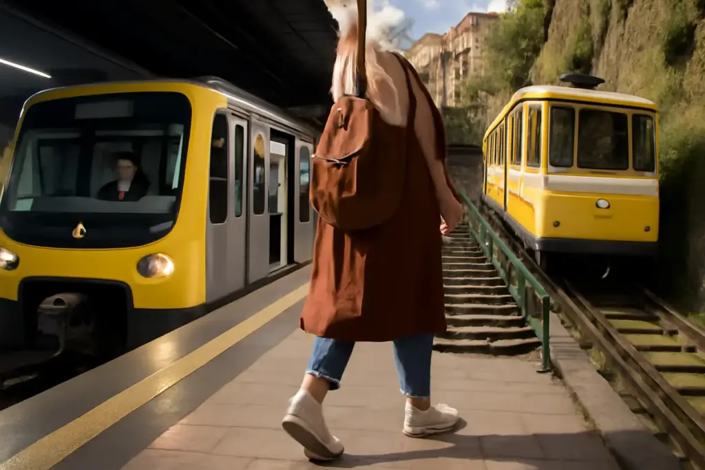 Metropolitana, funicolare e piedi: a Napoli l’auto non serve