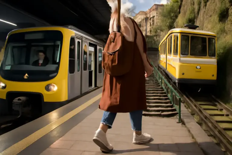 Metropolitana, funicolare e piedi: a Napoli l’auto non serve